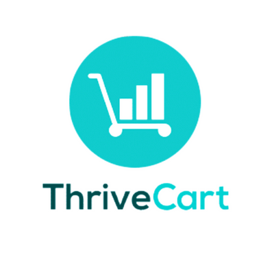thrivecart logo-green on square white background
