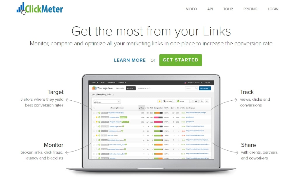 click tracking software-clickMeter-get the most from your links