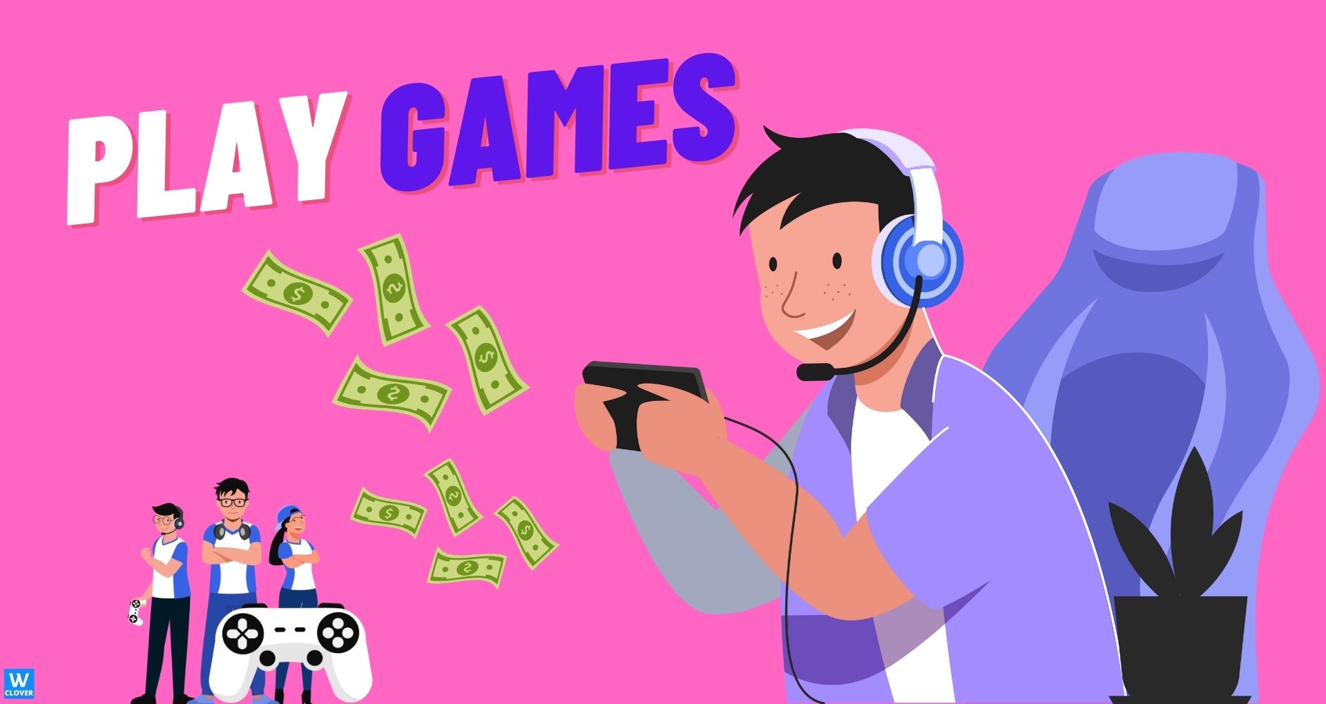 side hustles for men-play paid games