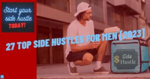 Side hustle for men-man delivering food