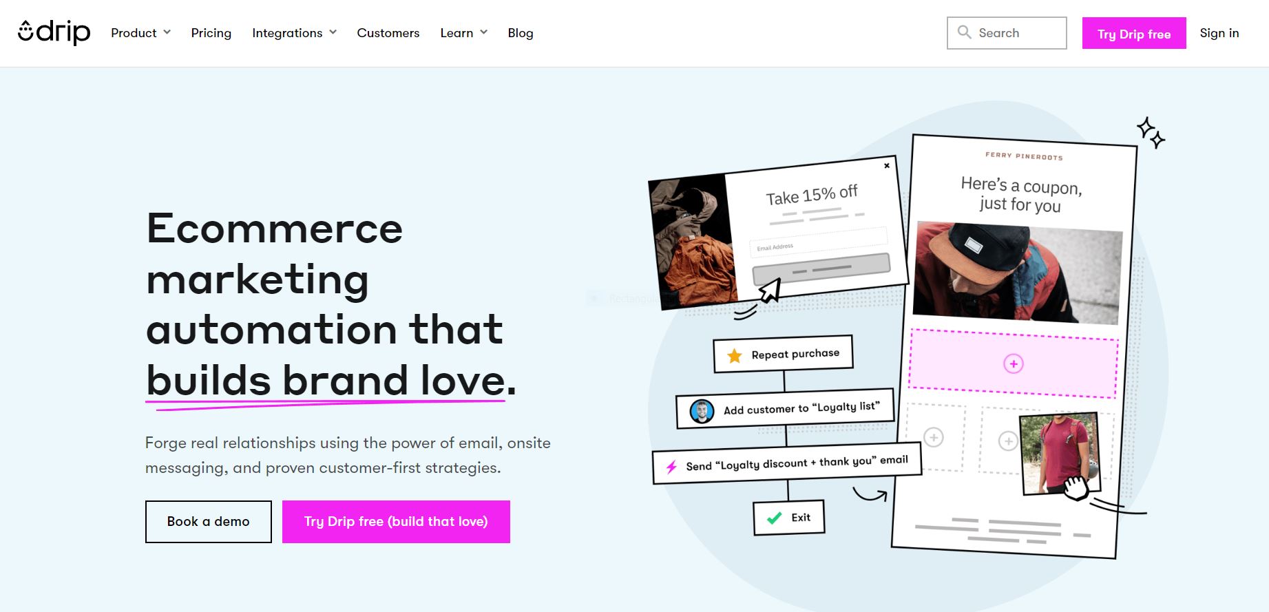 Drip- Ecommerce commerce marketing automation