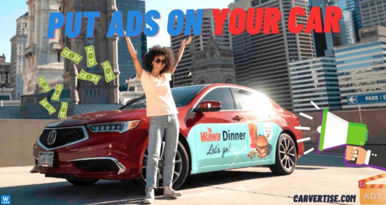 side hustles for men put ads on your car