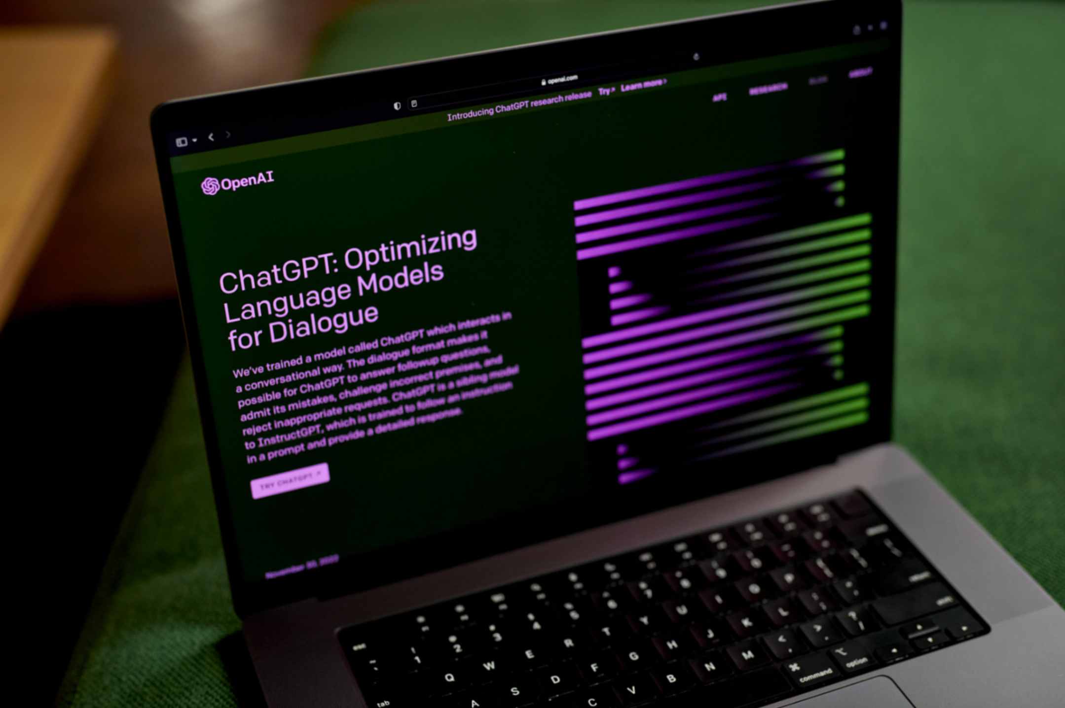 ChatGPT- image of laptop