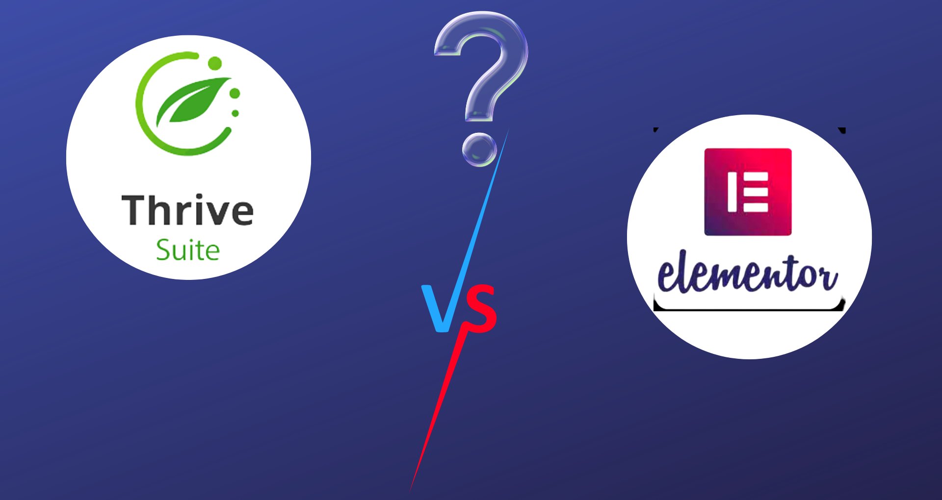 Elementor vs Thrive-Suite