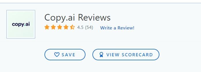 copy.ai reviews