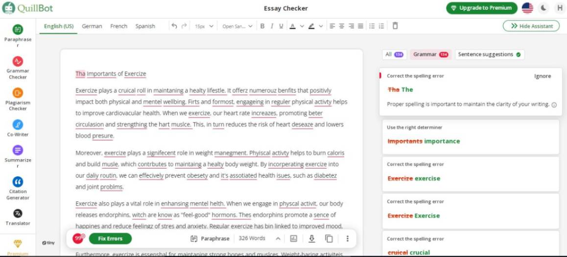 quillbot review Essay Checker