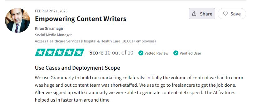 Grammarly-testimonial 2