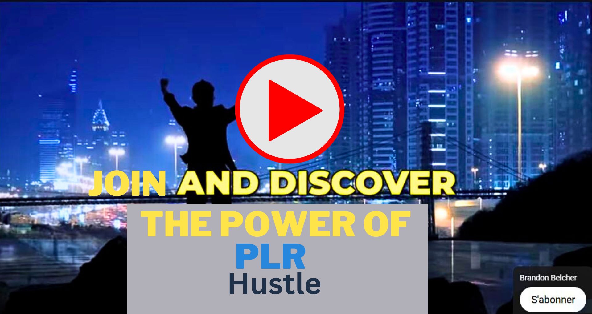 PLR Hustle video