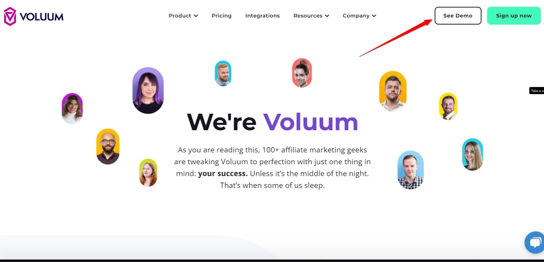 acess to Voluum free demo