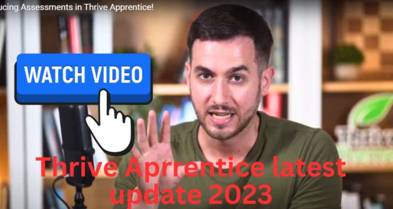 thrive apprentice latest update videoJuly-2023