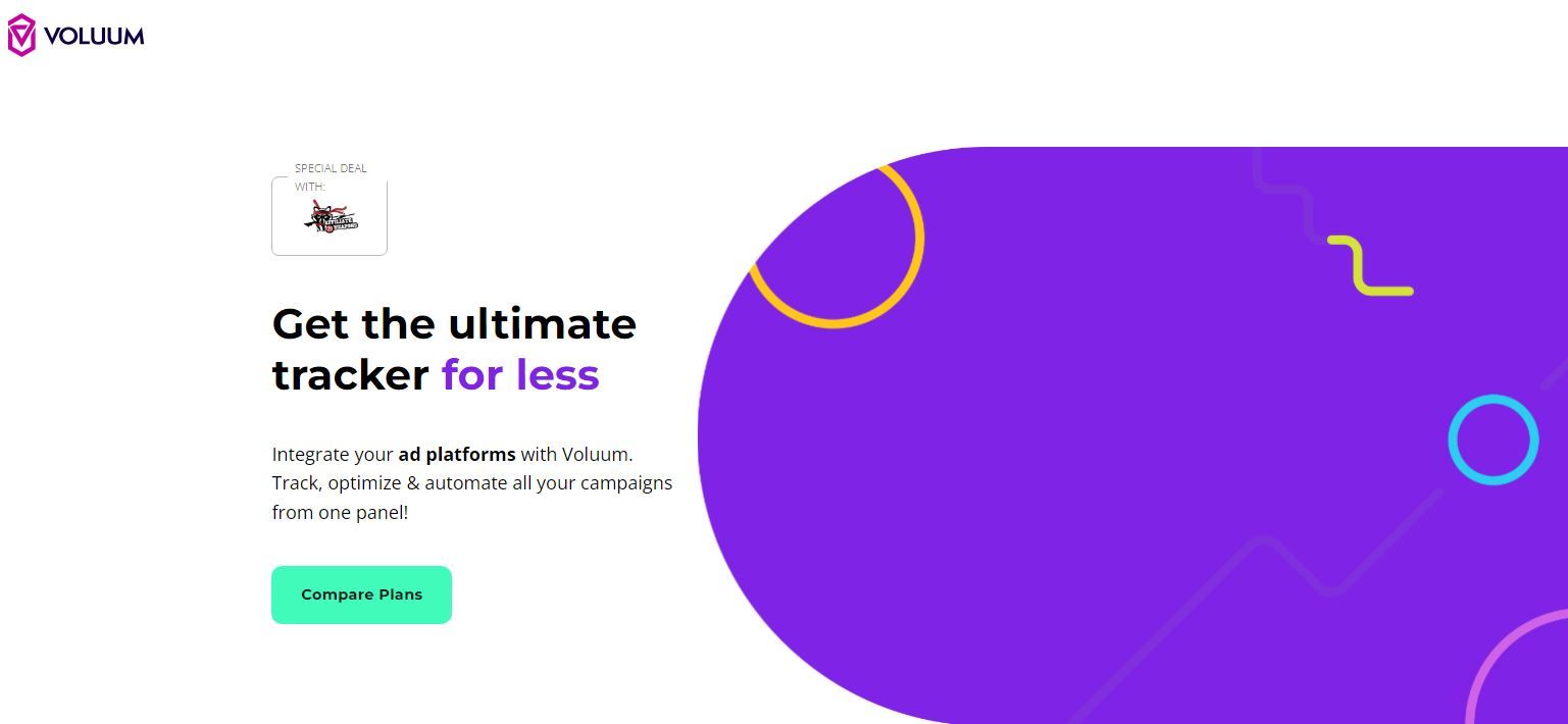 voluum sales page