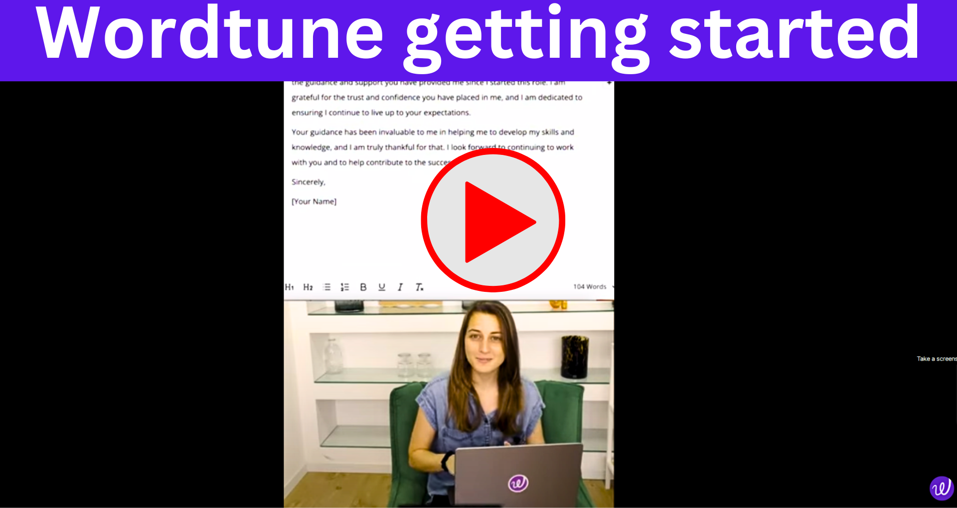wordtune getting started video