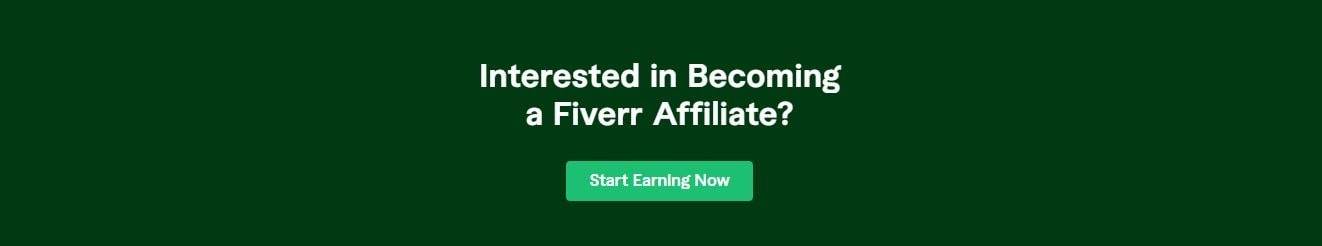 Fiverr sign up-Start Earning Now button