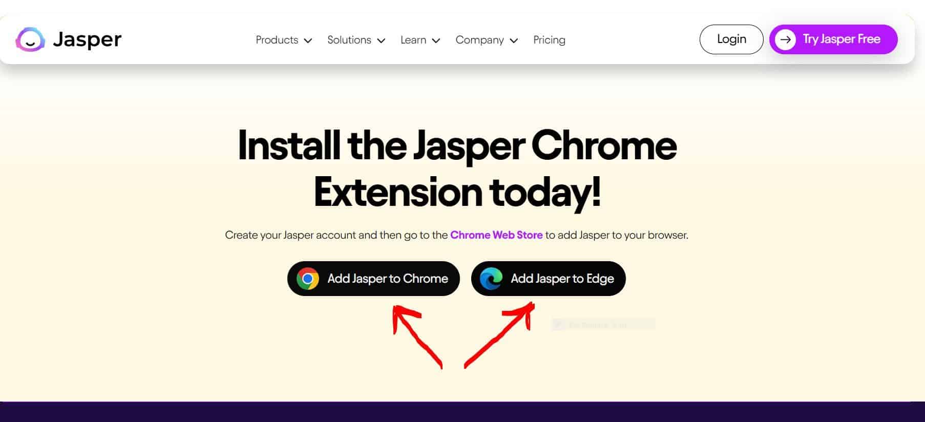 Jasper chrome extension