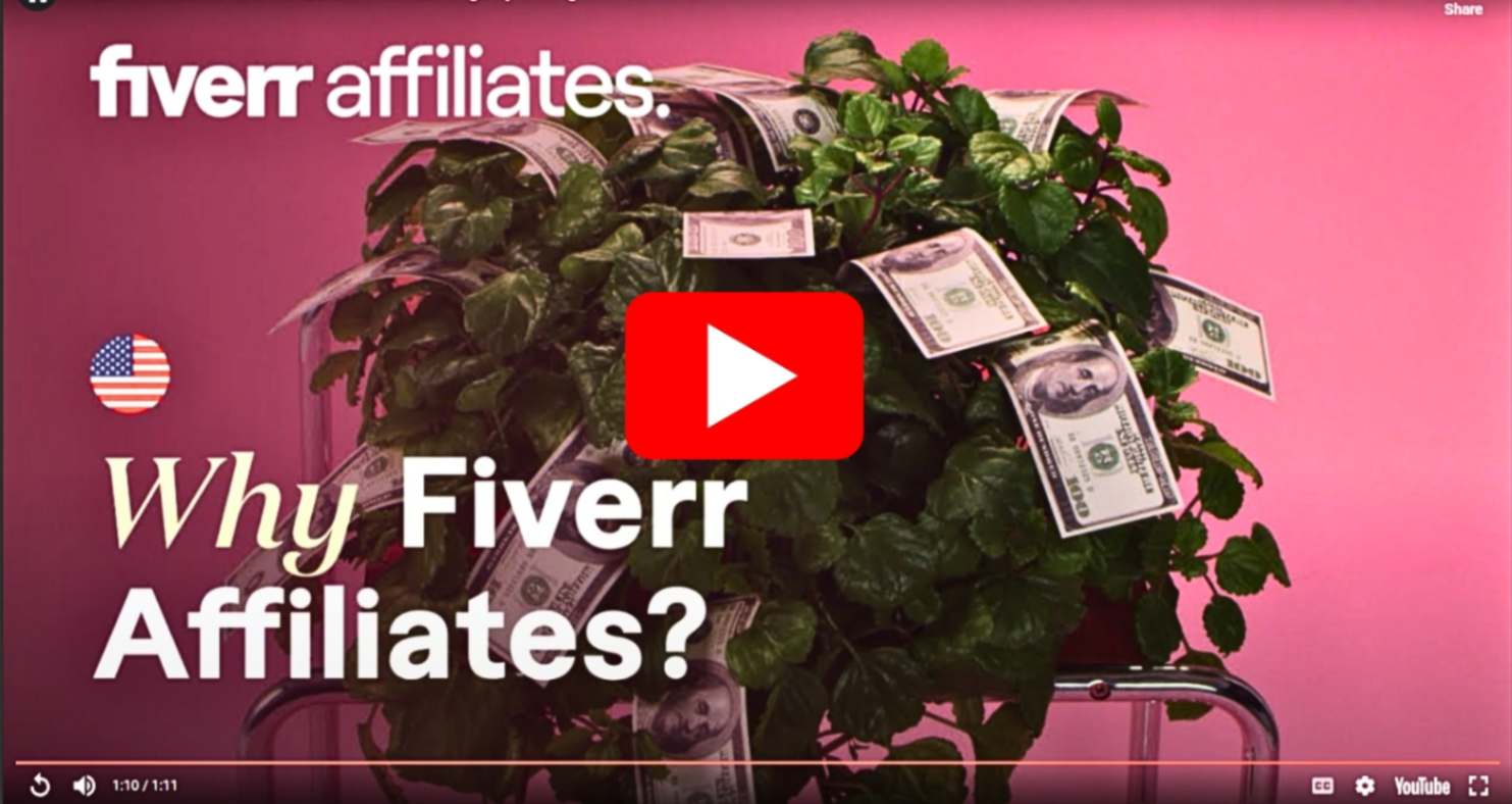 why Fiverr affiliates video