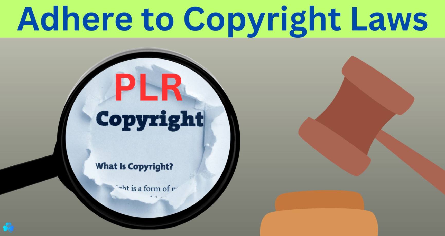 Adhere to PLR Copyright Laws