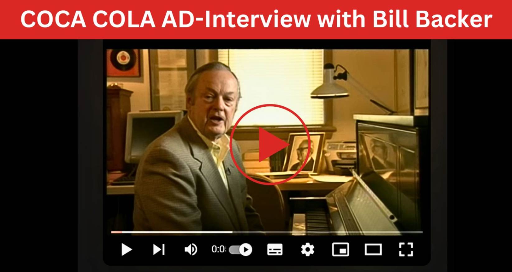 COCA COLA AD-Interview with Bill Backer