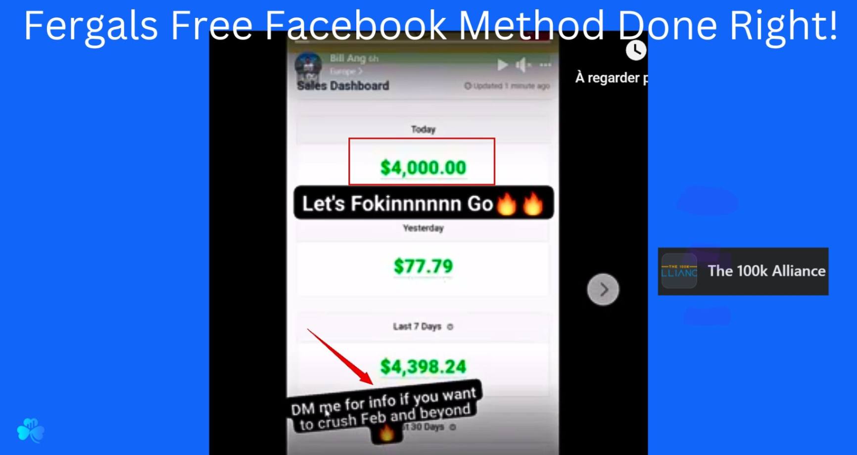 Fergal's Free Facebook Method Right!