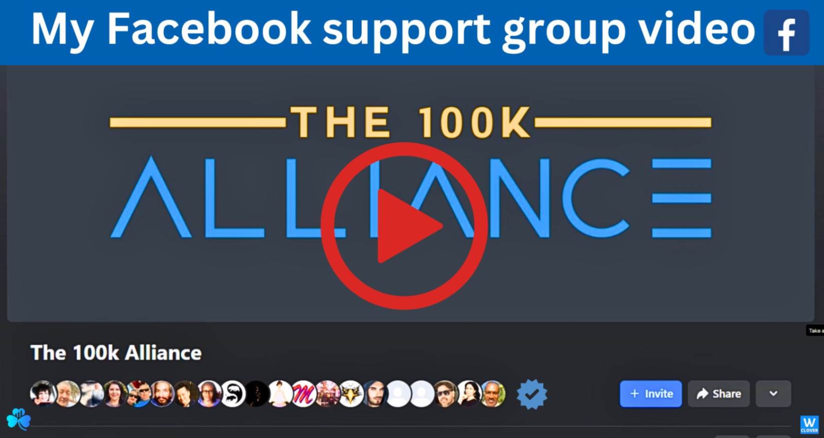 My Facebook Quality support group video