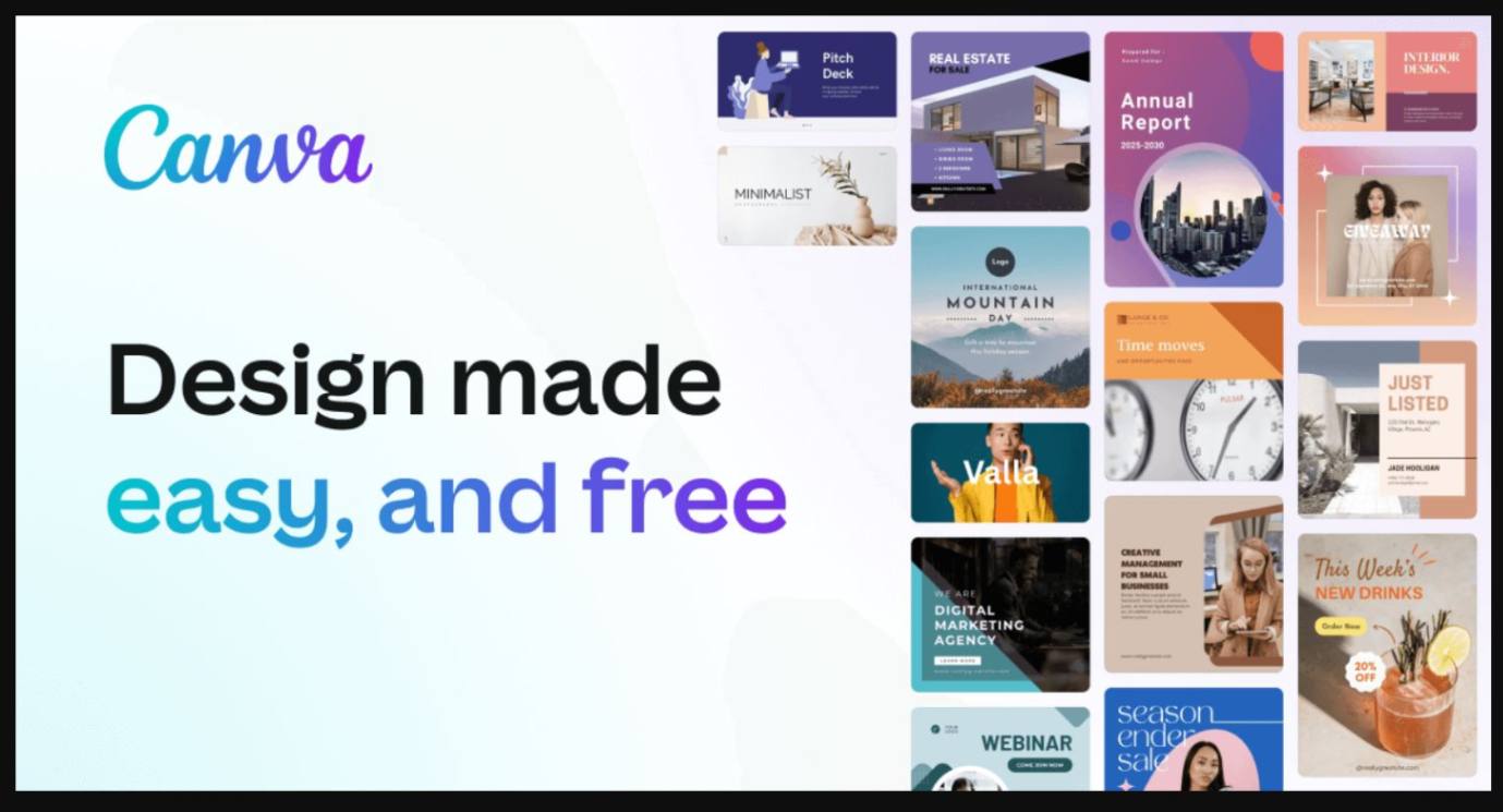 canva design made easy page