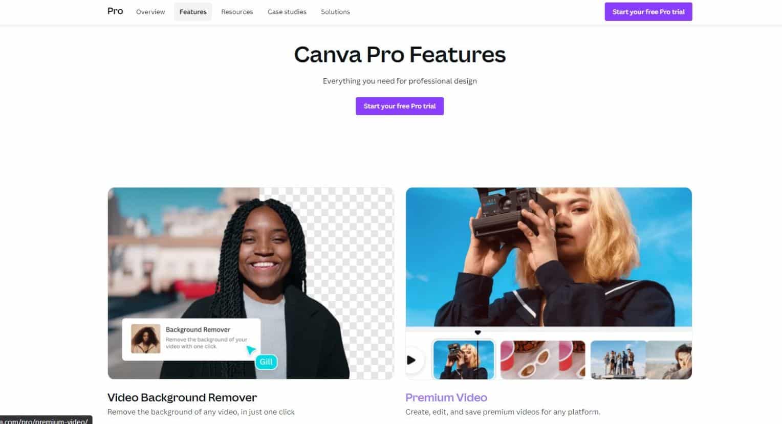 canva pro features